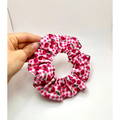 Mini Cherry Gingham Scrunchie Enchanted Scrunch