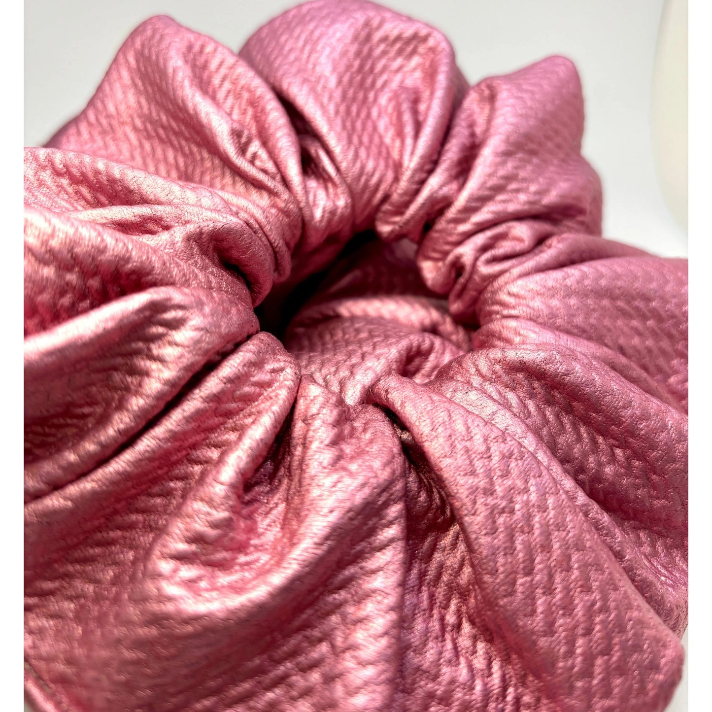 Metallic Pink Bullet Scrunchie Enchanted Scrunch