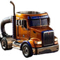 Semi Truck Coffee Mugs Handmade Home Semi Truck Coffee Cup Mugs
