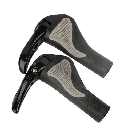 Mountain Bike Ergonomic Vice Handle Claw Handle Aluminum Alloy Grip (A Horn)