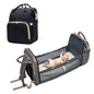 Moms And Dads Baby Backpack Convertible Lightweight Baby Diaper Bag Bed Multi-purpose Travel Storage Bag Baby Nappy Bag Baby Bed