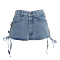Sexy Western High-Waisted Denim Shorts – Comfortable & Stylish Light Blue Denim Shorts Country in My Heart