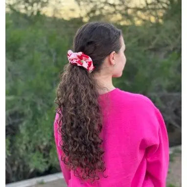 Strawberry Ribbed Scrunchie Enchanted Scrunch