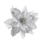 15CM Christmas Gold Glitter Hollow 3D Flower DIY Decor