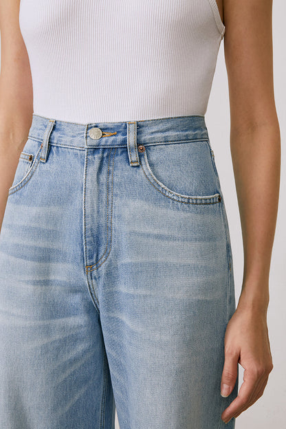 Coney Island Whitefish High Rise Wide Jeans HJ007 Hey Joanie