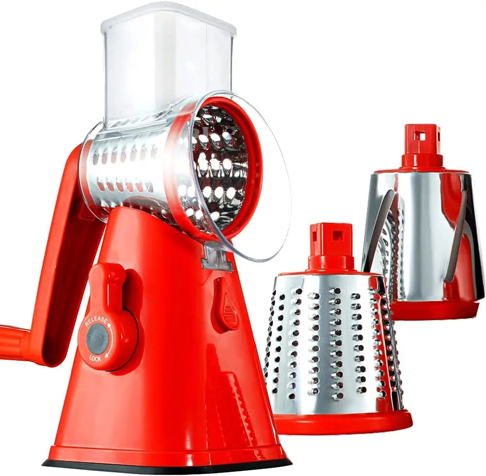 3-in-1 Rotary Cheese Grater & Vegetable Slicer ViralGalleria.com