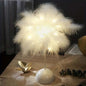 Feather Design LED Table Lamp ViralGalleria.com