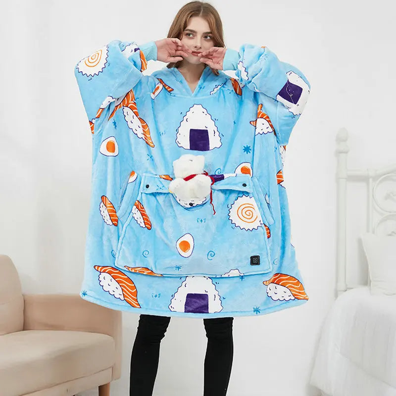 Oversized Heatable Hoodie ViralGalleria.com