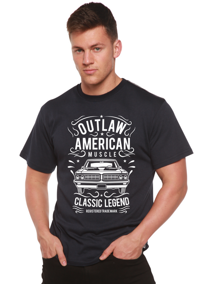 Outlaw American Muscle Spun Bamboo® Men's Bamboo Viscose/Organic Cotton Short Sleeve Graphic T-Shirt Spun Bamboo