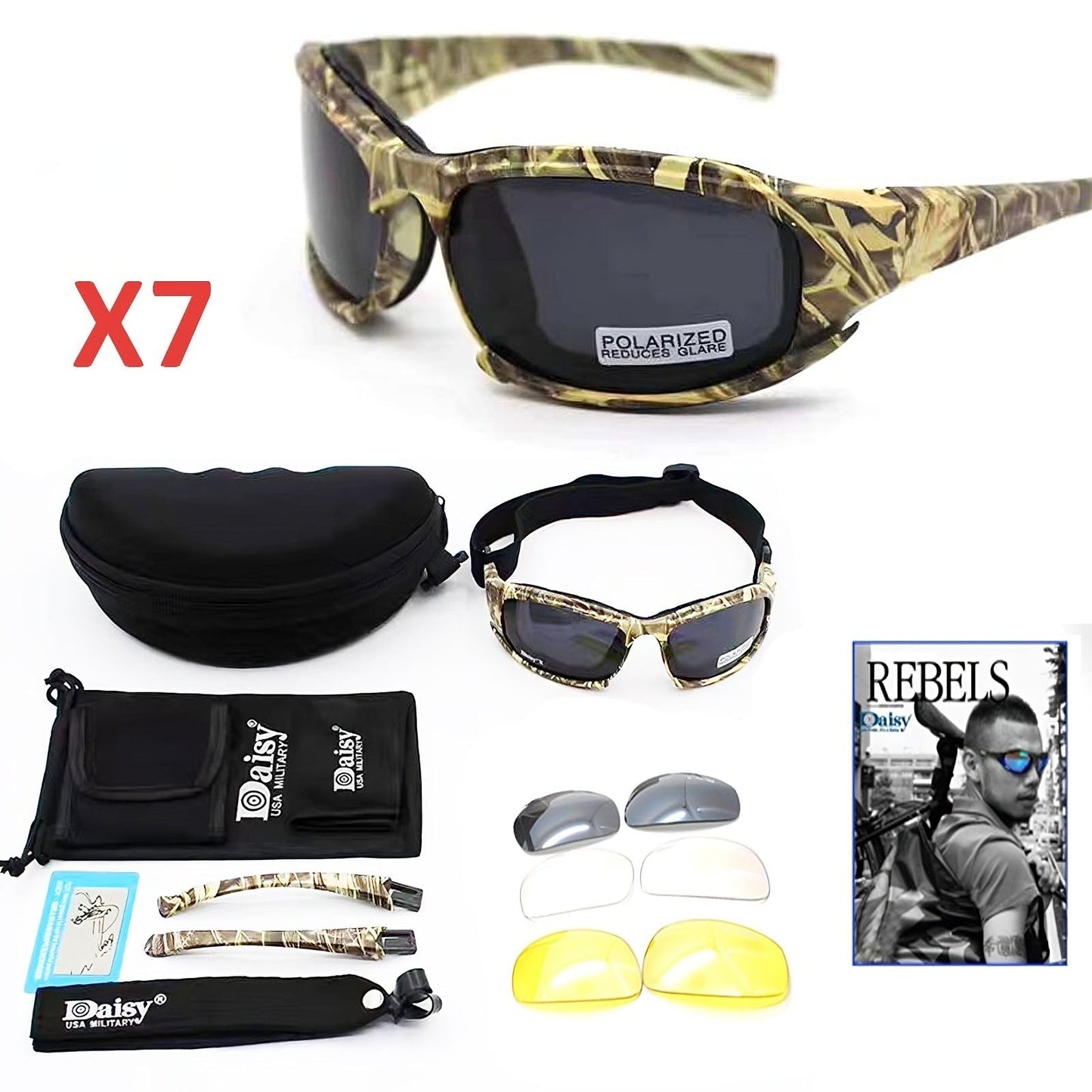 Photochromic Tactical Polarized Sunglasses ViralGalleria.com