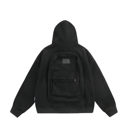 Hoodie with Integrated Backpack ViralGalleria.com