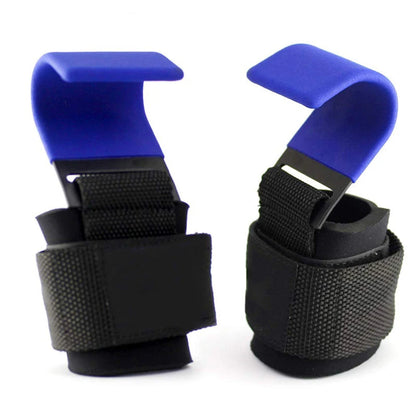 Weight Lifting Hooks with Wrist Straps ViralGalleria.com