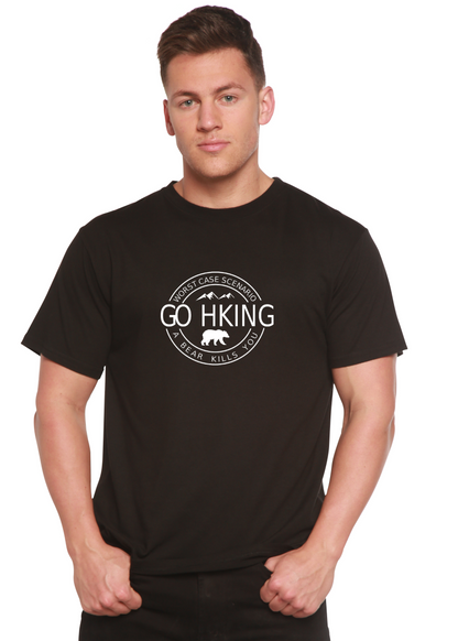 Go Hiking Men's Bamboo Viscose/Organic Cotton Short Sleeve Graphic T-Shirt Spun Bamboo