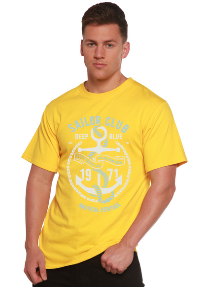 Sailor Club Spun Bamboo® Men's Bamboo Viscose/Organic Cotton Short Sleeve Graphic T-Shirt Spun Bamboo