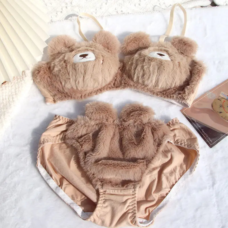 Plush Bra Lingerie Set ViralGalleria.com