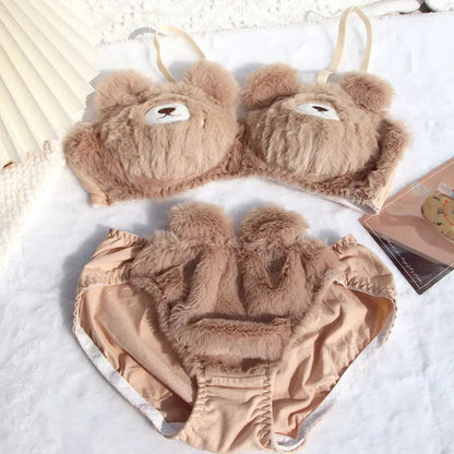 Plush Bra Lingerie Set ViralGalleria.com