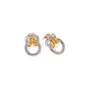 Rhea Link Stud Earrings - 18k Gold Plated Non Tarnish Deep South Originals
