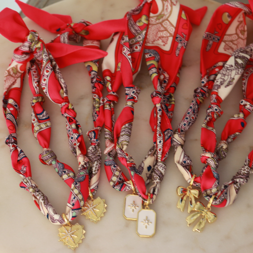 Rodeo Rose Scarf Necklace Deep South Originals