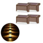 Solar Powered LED Step Lights ViralGalleria.com