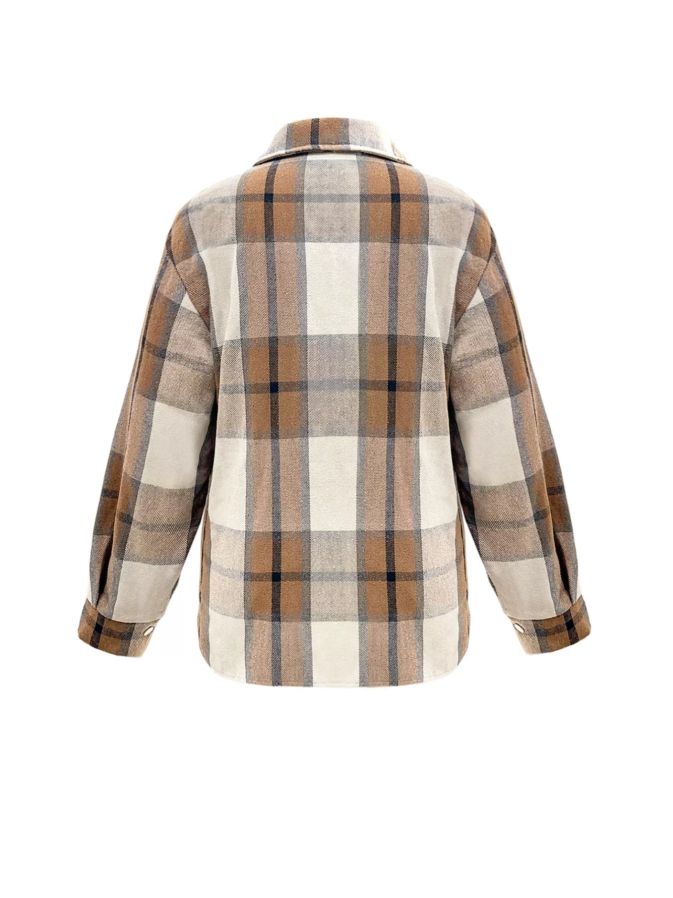 Plus Size Casual Plaid Button-Down Shirt See size chart under “more details” The Fashion Celestial