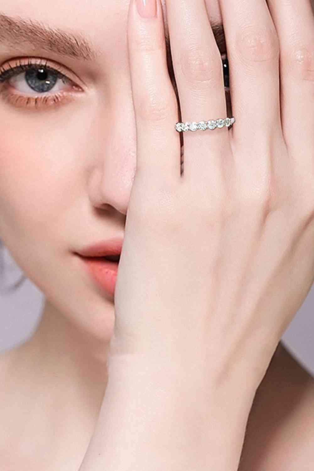 Can't Stop Your Shine Moissanite Ring – Elegant Minimalist Design See size chart under “more details” The Fashion Celestial