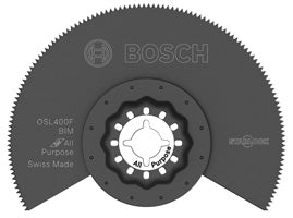BOSCH OSL400F 4 In. Starlock® Oscillating Multi Tool Bi-Metal Segmented Saw Blade VM Hardware