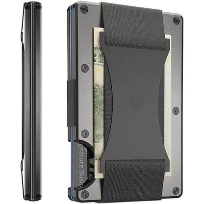 Carbon Fiber Wallet - RFID Blocking Metal Card Holder SmartPursue™
