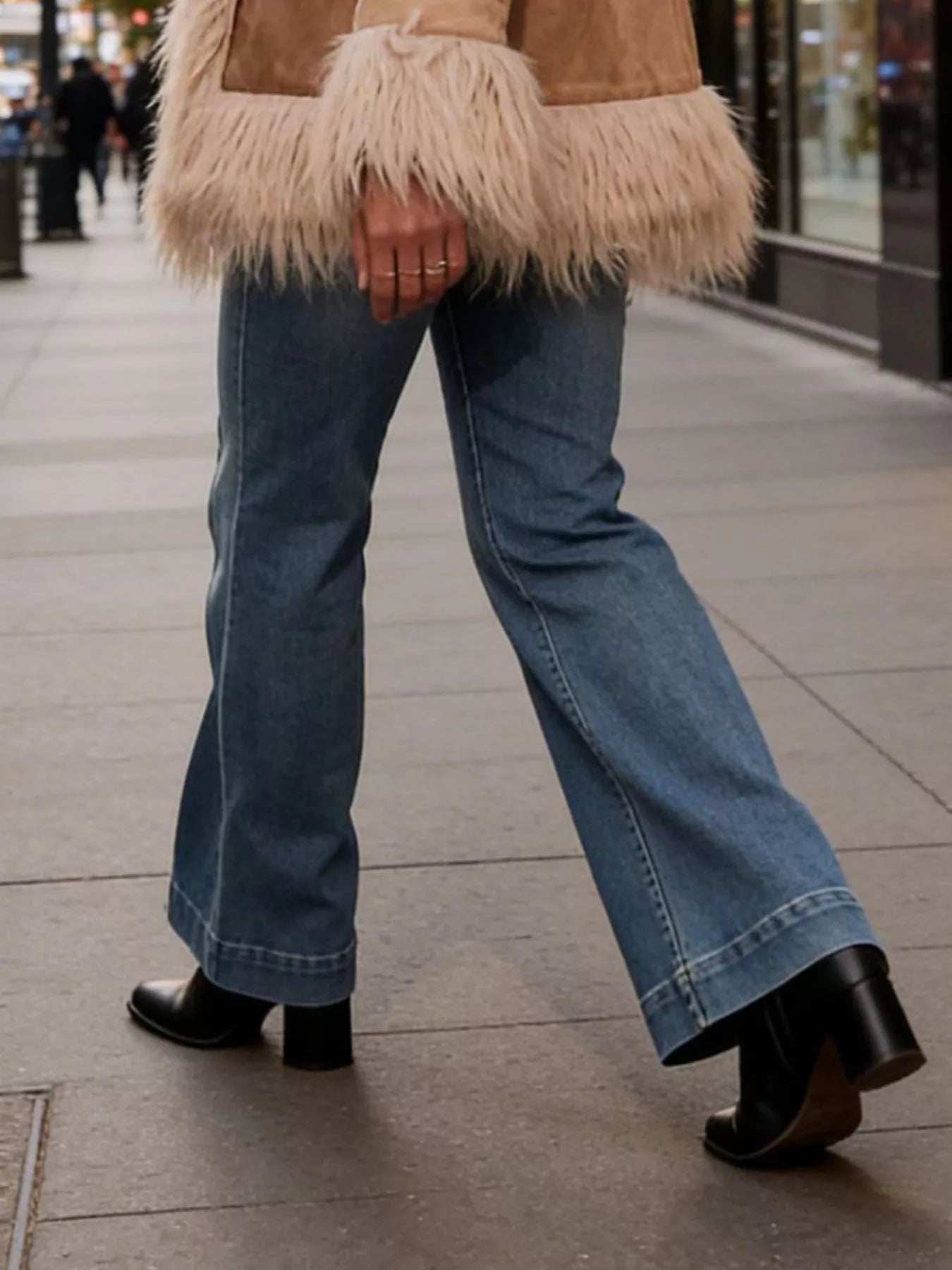 High-Waisted Flare Leg Jeans New Era Fashion LLc