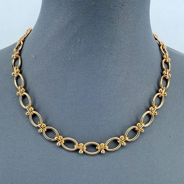 Gold Finish Tailored Paper Clip Necklace Shop Style & More | Fresh Looks, Everyday Deals & Free Shipping