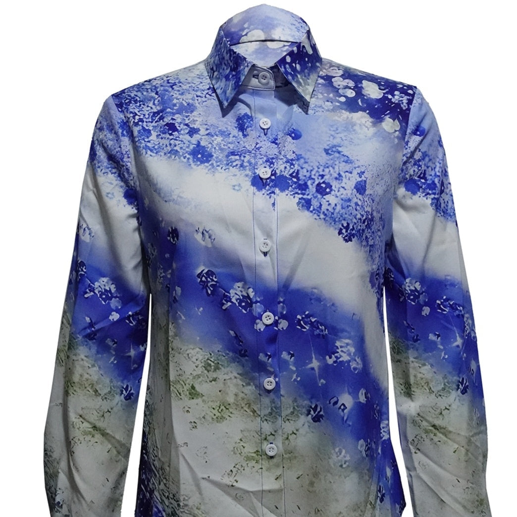 Ladies' Fashionable New Printed Cardigan Shirt Top FitiqueFit