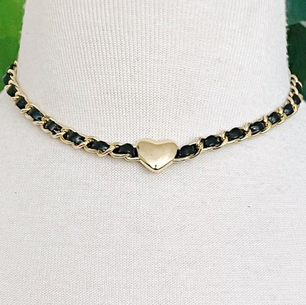 Edgy Heart Chain Choker Necklace Shop Style & More | Fresh Looks, Everyday Deals & Free Shipping