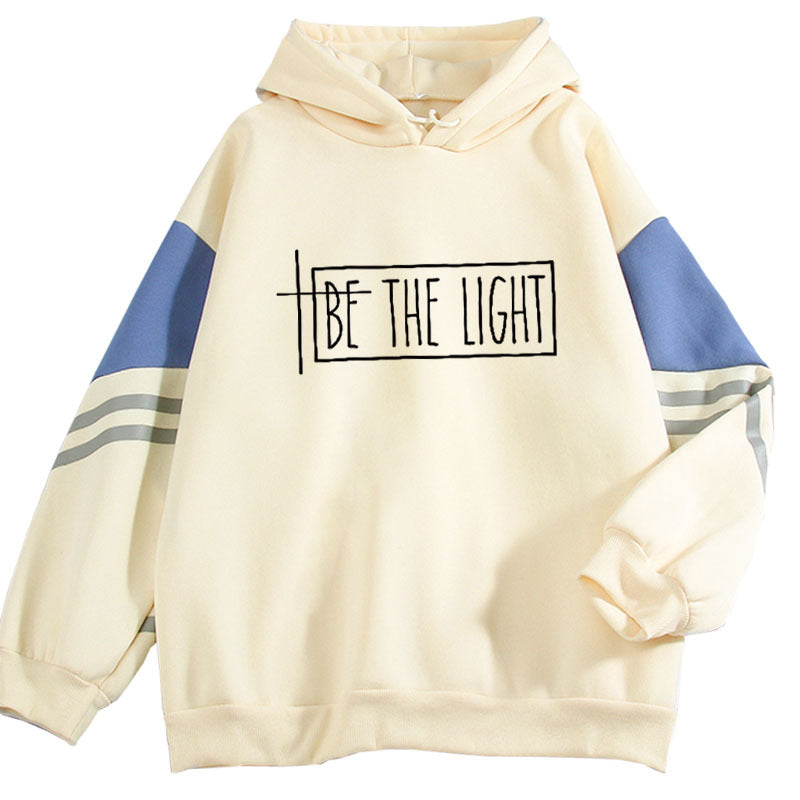 Women's Long-sleeved Casual Plus Size Loose Top Trendy Hit Color Hoodie See size chart under “more details” The Fashion Celestial