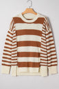 Stripe Patchwork Drop Shoulder Sleeve Sweater Shop Style & More | Fresh Looks, Everyday Deals & Free Shipping