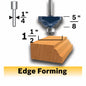 BOSCH 85581MC 1-1/2 In. x 5/8 In. Carbide-Tipped Classical Router Bit VM Hardware