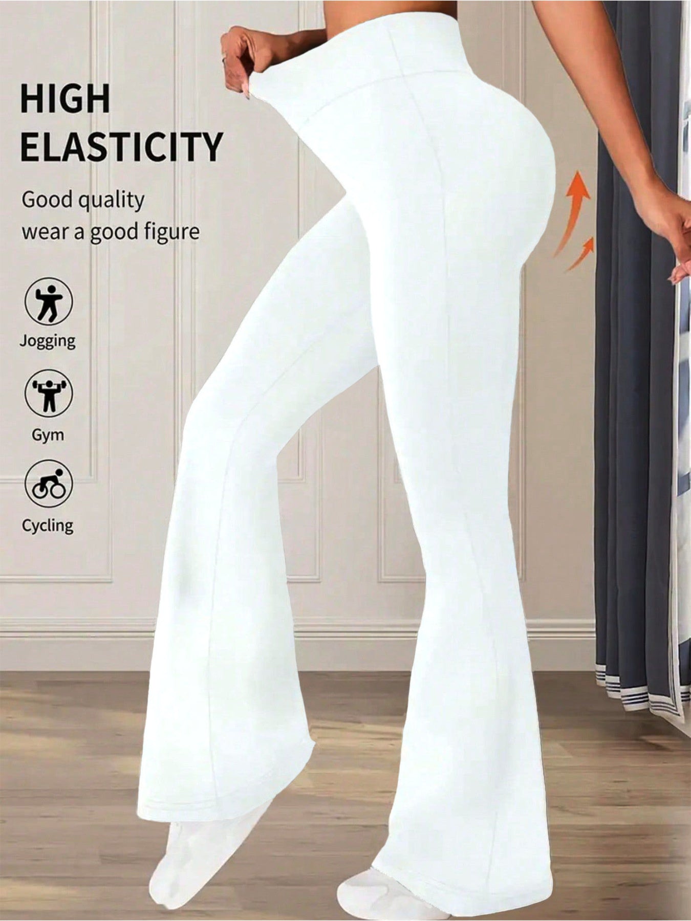 High Waist Flare Pants New Era Fashion LLc