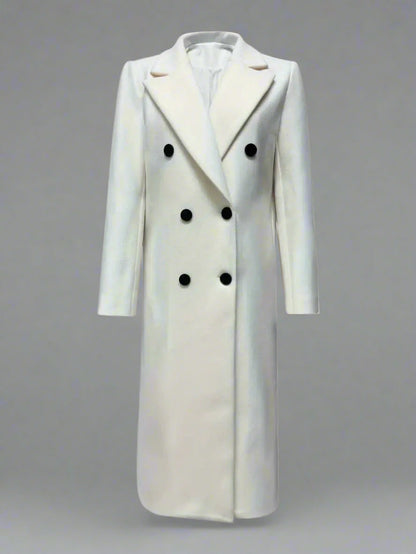 Women’s Solid Color Coat – Essential Autumn Winter Warm Outerwear FitiqueFit