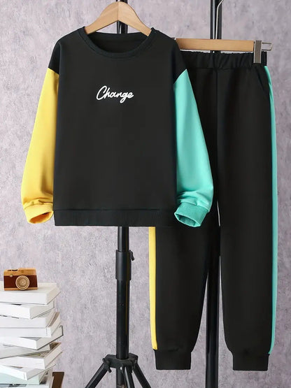 Design Sense Multicolor Hoodie Pants Two-piece Set See size chart under “more details” The Fashion Celestial