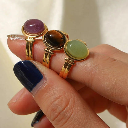 EmberStone Vintage Ring Ivory Embers