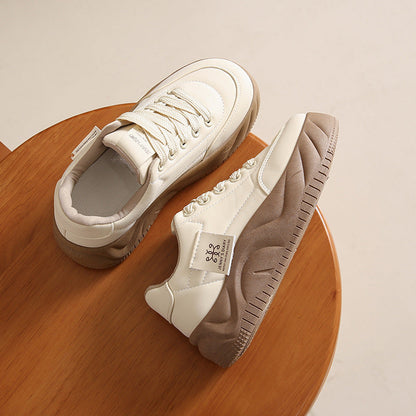 Color Block Height Increasing Sneakers – Lace-Up Low Top FitiqueFit