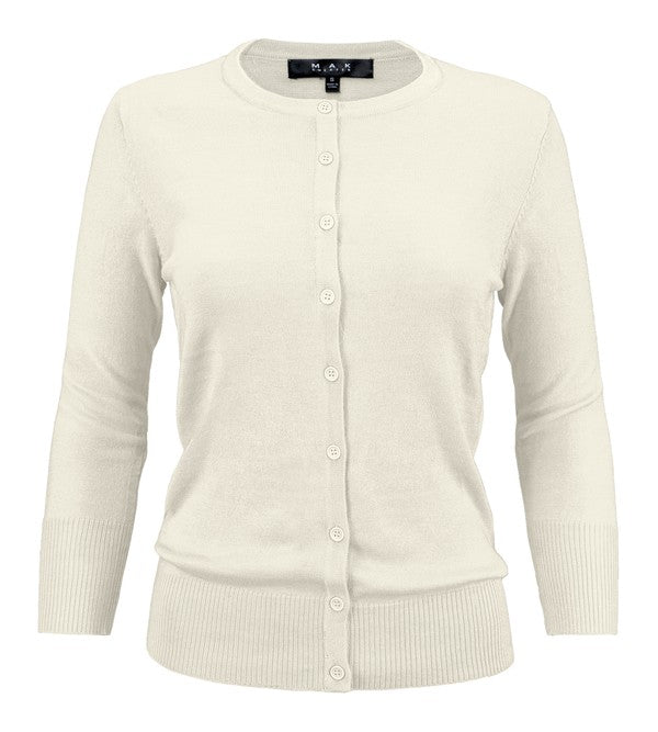 Crewneck Button Down Knit Cardigan Sweater Shop Style & More | Fresh Looks, Everyday Deals & Free Shipping