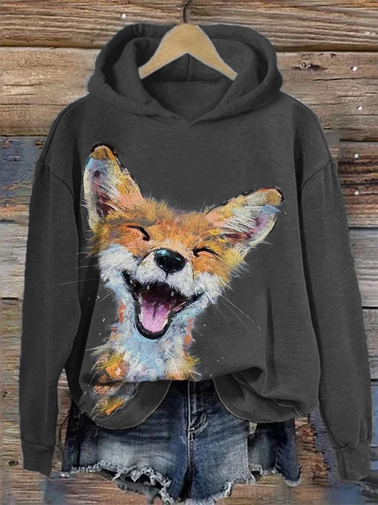 Women’s 3D Digital Print Hoodie – Casual Graphic Sweatshirt FitiqueFit
