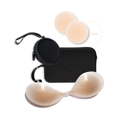 Black Basics Bundle in Light Nude Boob-eez
