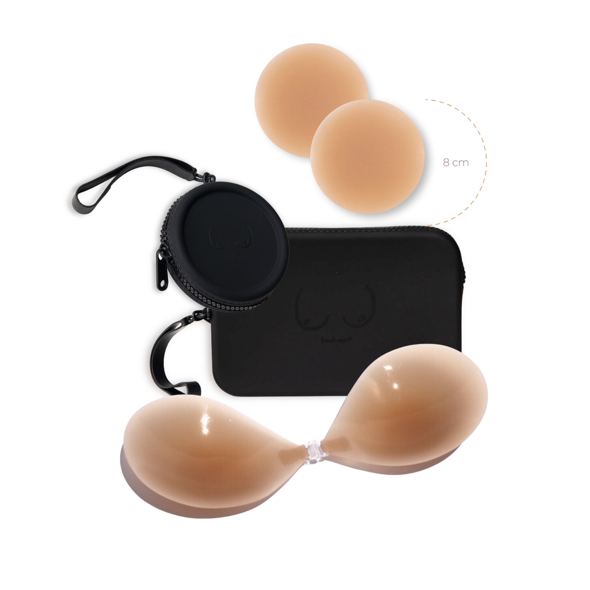Black Basics Bundle in Medium Nude Boob-eez