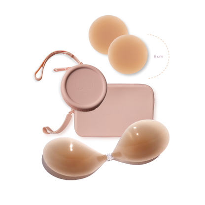 Pink Basics Bundle in Medium Nude Boob-eez