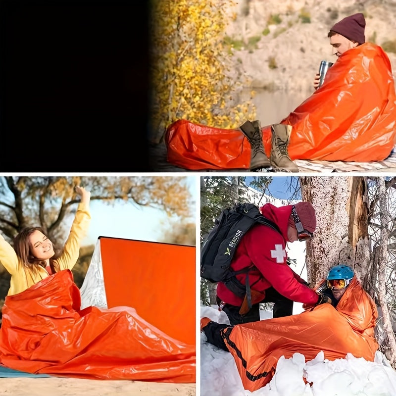 1/2pcs Outdoor Sleeping Bag, Emergency Camping Hiking Sleeping Bag,, High Quality, Low Negative Reviews NovaCart