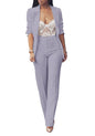 Pure Long Sleeveless Simple Draping Wide Leg Casual Suit See size chart under “more details” The Fashion Celestial