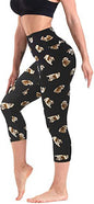 Cropped High-Rise Print Leggings – USA Flag Print Patriotic Workout Pants - 19 Styles FitiqueFit