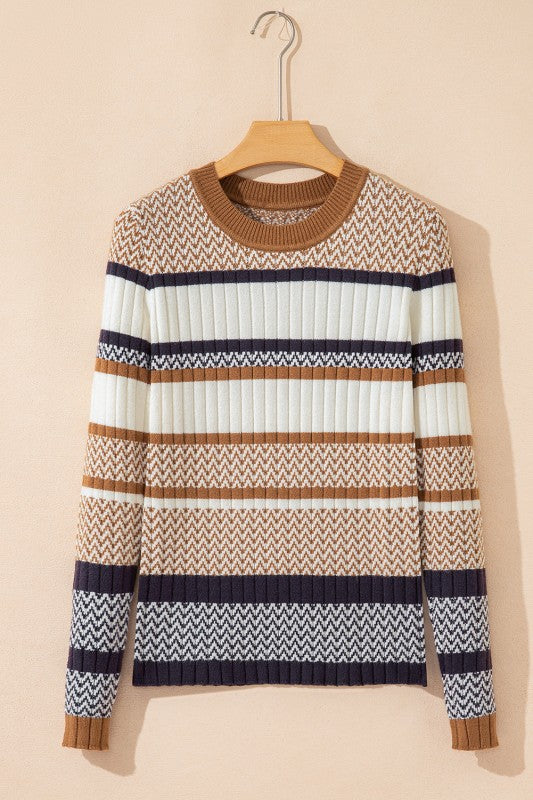 Avery Ribbed Trim Slim Sweater Shop Style & More | Fresh Looks, Everyday Deals & Free Shipping