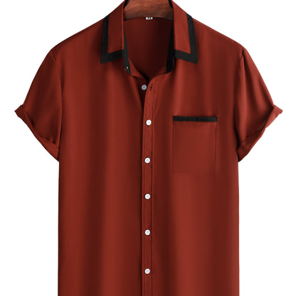 New Lightweight Casual Short-Sleeve Shirt for Men for Spring And Summer. NovaCart