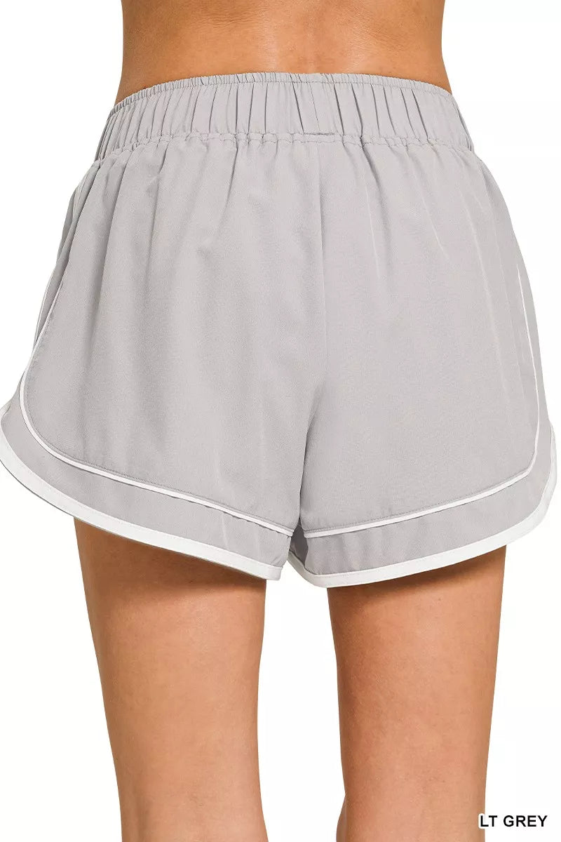 Zenana Soft Woven Lined Dolphin Shorts New Era Fashion LLc